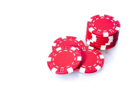 Vermelho Fichas De Poker Valor