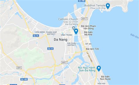 Vietna Casinos Mapa
