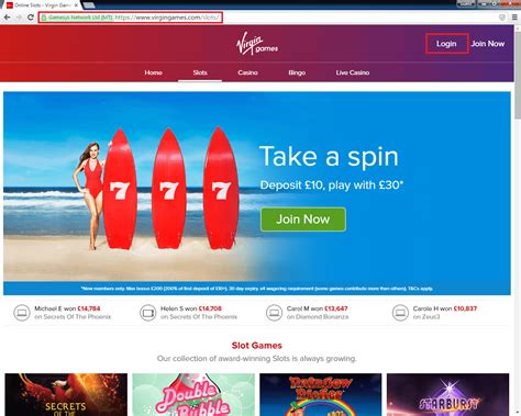 Virgin Casino Login