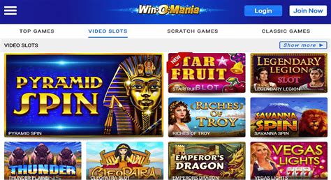 Winomania Casino Codigo Promocional