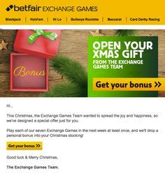 X Mas Gifts Betfair