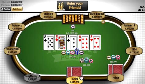 Zynga Poker Blackberry 8520